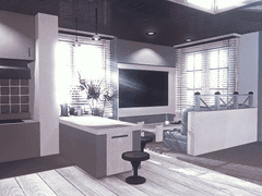 [ 소형 ] 모던 화이트&그레이, 휴양지 컨셉 인테리어