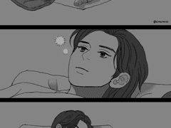 [山] 팔베개(晚安)