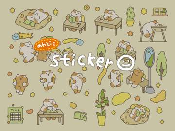 [굿노트 스티커] 노랑노랑 노랑랑