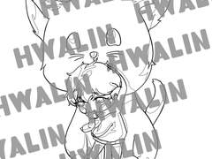 컬러링시트 0034 : character_animal_kitten_boy_gift