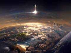 [고죠후시] 무한한 우주, 지구의 그림자