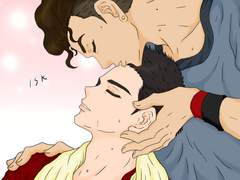 태섭대만 이마 키스 (컬러)