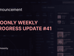 Moonly weekly progress update #41