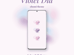 CHOMI | 바이올렛 다이아 카카오톡 테마 - apk 안드로이드