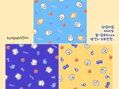 능남 안경닦이 도안