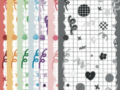 [몽글통통] 동글동글 컨페티 스티커 7종