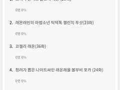 나의 꿈은 세계 정복! 표지 투표 오픈!