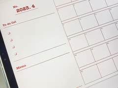 굿노트 견출지 4월 다이어리 속지