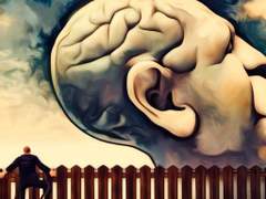 귀매면(鬼魅面), 면괘어리 (面掛於籬: 얼굴이 울타리에 걸려 있다는 말)