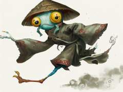 독각 (獨脚, 종묘의 삿갓 쓴 사람)