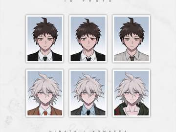 단간론파 증명사진 도안 (유료)