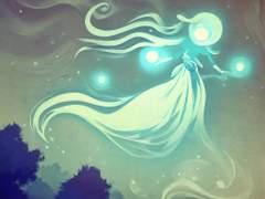 도깨비불 (귀화 鬼火, 화거훤호 火炬喧呼: 횃불 같은 것이 서로 부른다는 말)