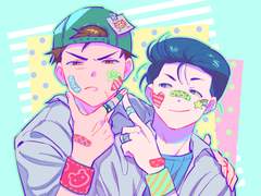 [배송완료] 호열대만 스티커 및 안경닦이 일러