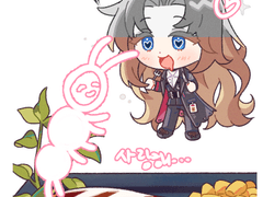 림버스 컴퍼니 로쟈 식사 예절 포카 배포