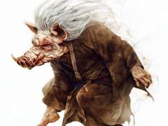 노작저 (老作猪: 늙어서 돼지가 된다는 말)