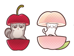 리더즈 사자에상 키링 도안