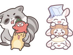 리더즈/95 토끼 키링 도안