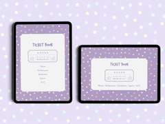 패턴 티켓북(Purple ver.)