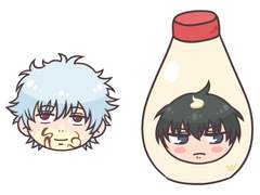 은혼 긴토키 히지카타 아크릴 키링 도안 무료 배포