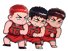 슬램덩크 키링 도안 공유 (바보 트리오)