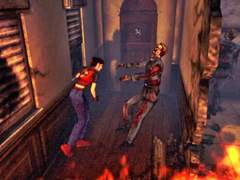 바이오하자드 : 코드 베로니카를 하고 있다