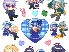 스티커 도안 배포