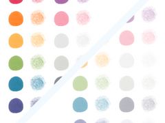 [굿노트 스티커] 수채느낌동글이