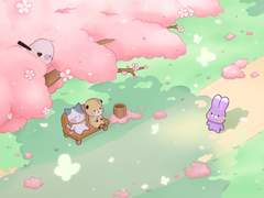 벚꽃 일러스트﻿🌸 (PC 컴퓨터 바탕화면 다운)