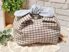 핸드메이드 도시락 주머니 겸 다용도 파우치