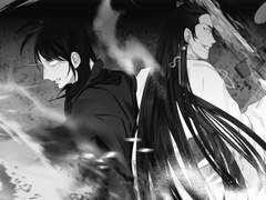 2인 흑백&낙서 커미션