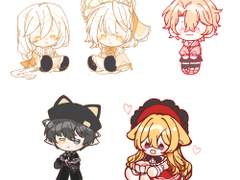 동글 스디 커미션