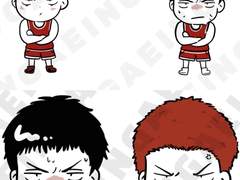 [슬램덩크 키링] 대만/백호 키링 무료 도안