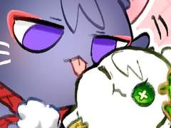 원신 방랑냥이와 나히다