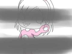 스피드페인팅 게임캐릭터 토끼옷입은 캐릭터