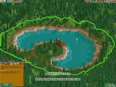 롤러코스터 타이쿤 2 - 자작 공원 자료 6 : 초승달 호수