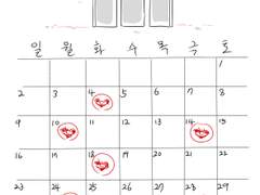 미필은 노하이 4월 업로드 계획표