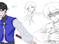 하늘지우 설정화.