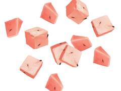 [클립스튜디오 브러쉬] 화채용 수박~무료~