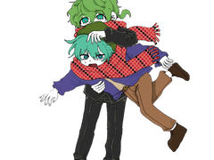 소우신 아크릴 스탠드 도안