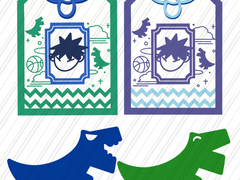 가비지타임 허창현 공룡 오마모리 & 공룡 키링 도안 공유