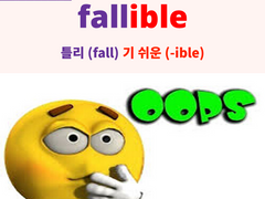 infallible (fallible)