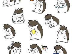 고센도치 스티커 파일 배포