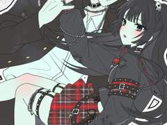 <단색 반신 LD 커미션+배경 오마카세>