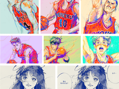 슬램덩크 북산즈 도안