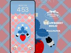 배경화면 strawberry holic