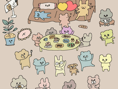 이고미 아이콘 스티커 만드는 과정 ♥ 유튜브에 올라왔어요.