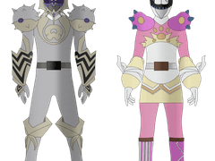 오리지널 전대 캐릭터 야바이저&데스테디