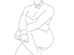 [트레틀] 떡대근육 바니