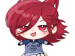 블루록 치기리 키링 도안