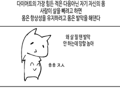 다이어트하는 만화